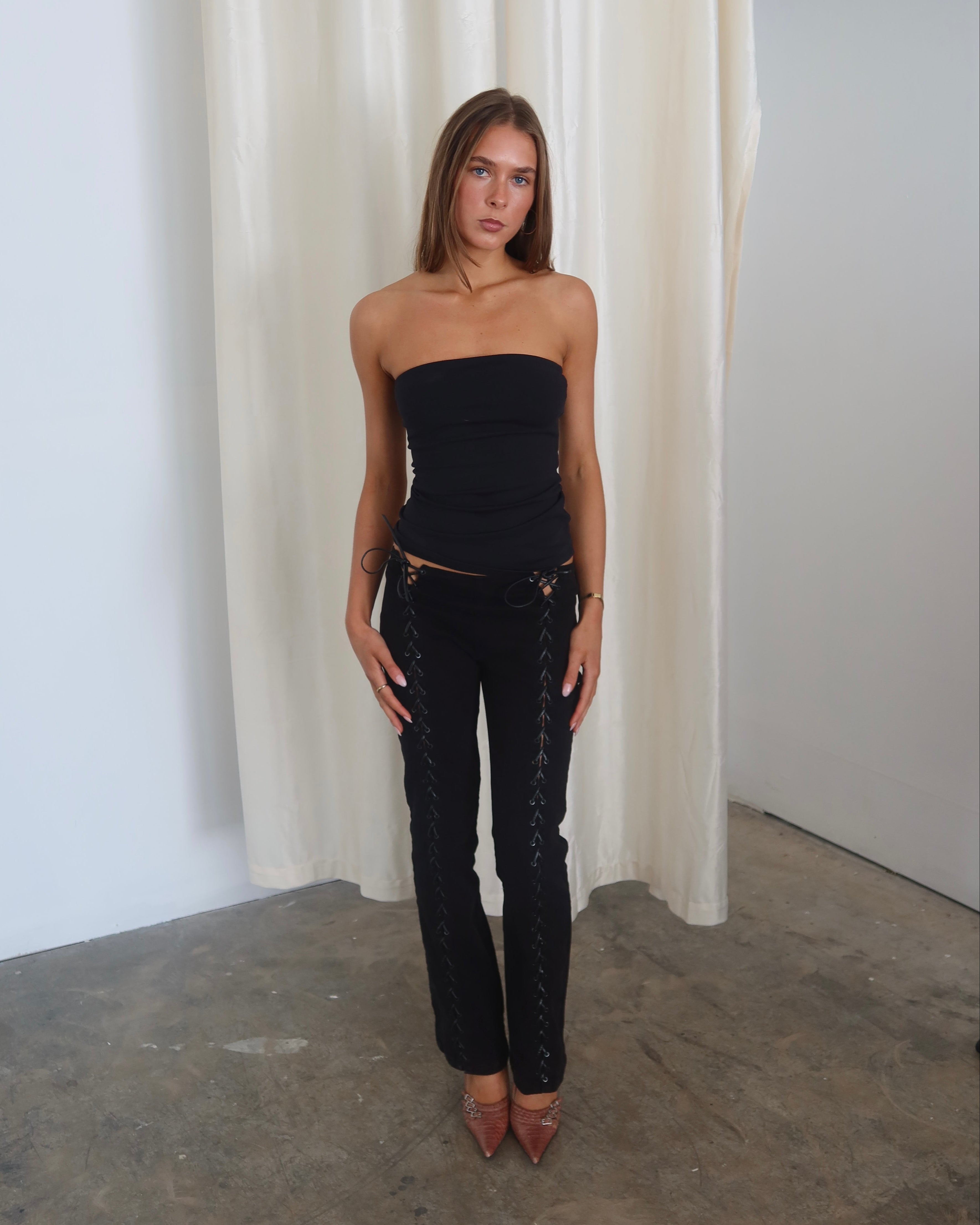 【あのね。】neith. Rose Pleats Pants ブラック S Pre-Order NYC Pant Black – From, Beverley